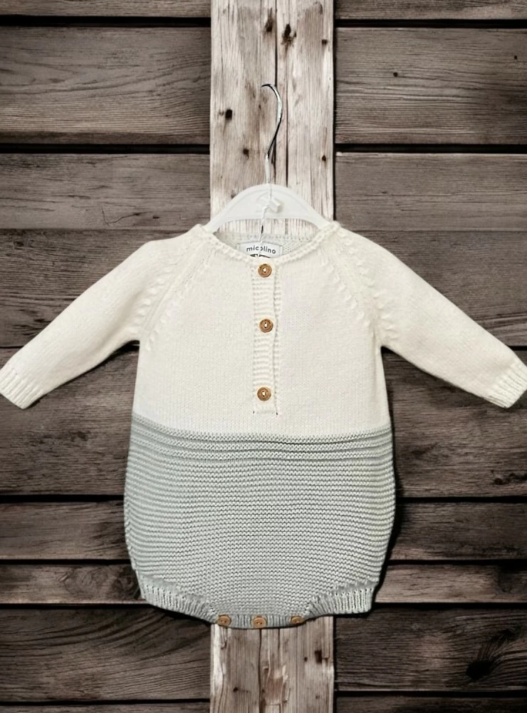 Pelele unisex bicolor en dos colores