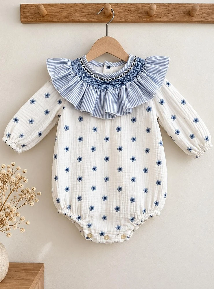Pelele Unisex Colección Flor de Copo