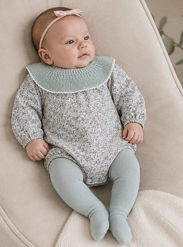 Pelele unisex con cuello de punto fino | Colección Valquiria