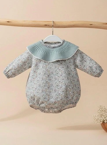 Pelele unisex con cuello de punto fino | Colección Valquiria