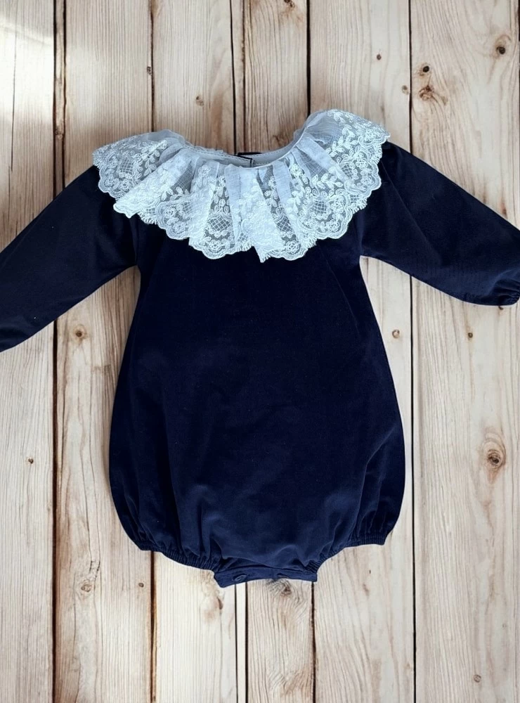 Pelele unisex de terciopelo marino colección Fantasía