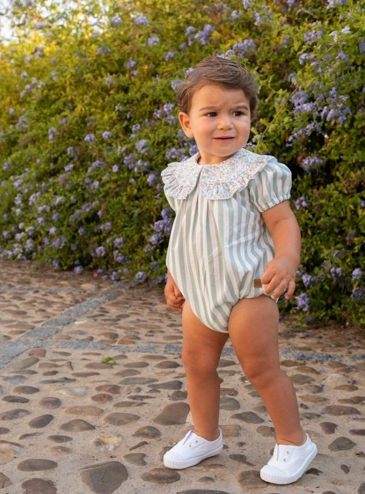 Pelele unisex libery y rayas