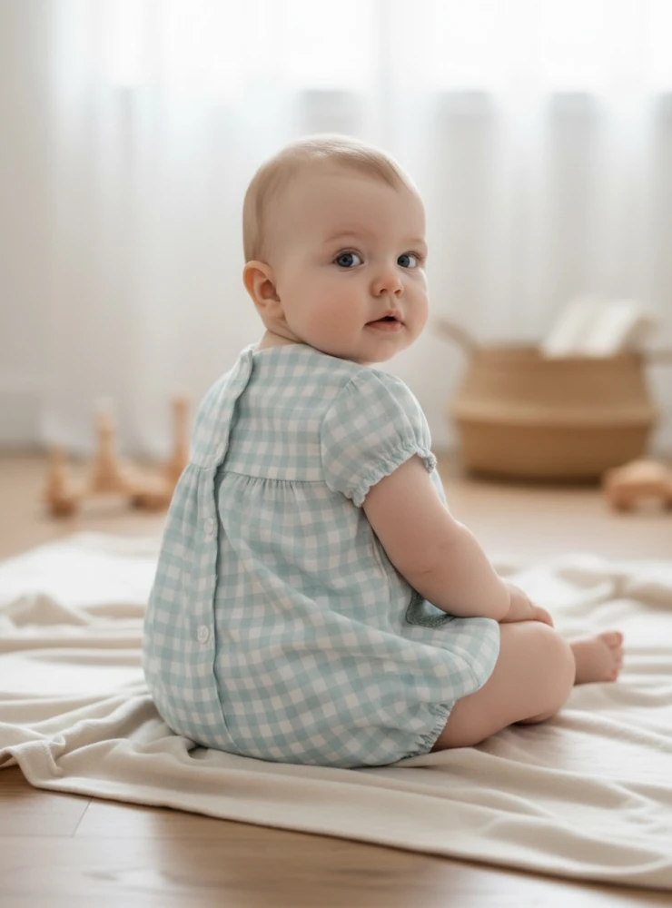 Pelele unisex para primeras puestas Colección Nika