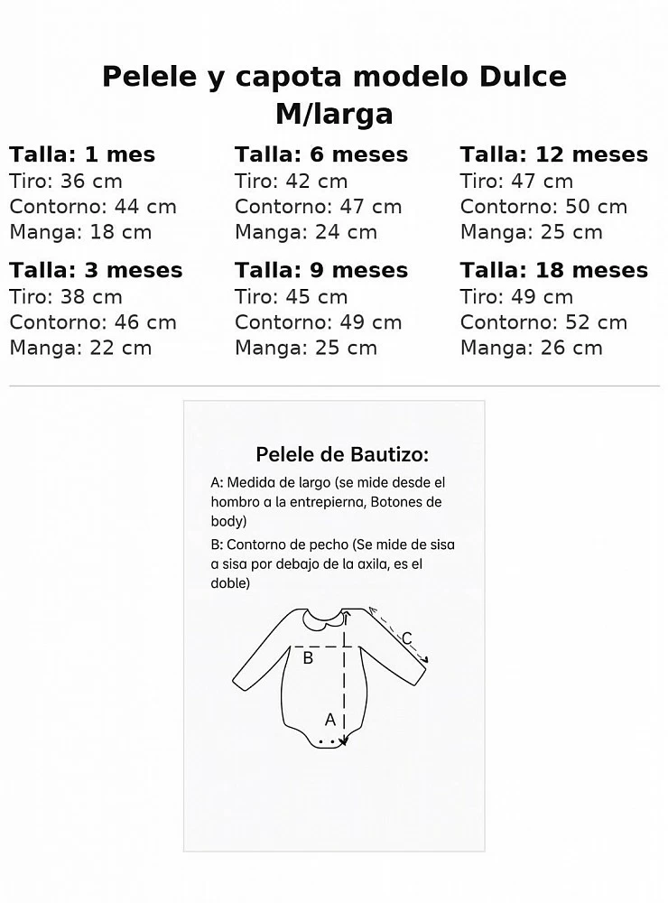 Pelele y capota de manga larga en lino natural. Colección Dulce