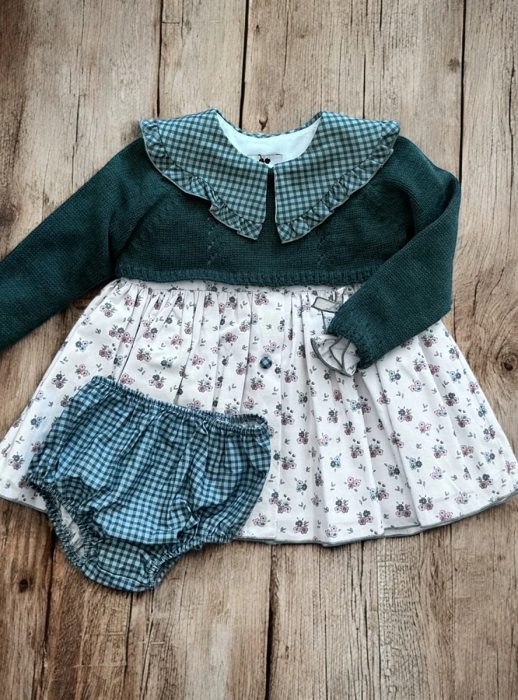 Petit & Flower three-piece girl's set from La Martínique