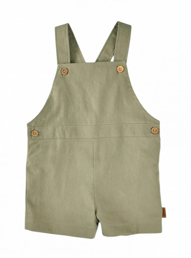 Peto para niño de lino en dos colores