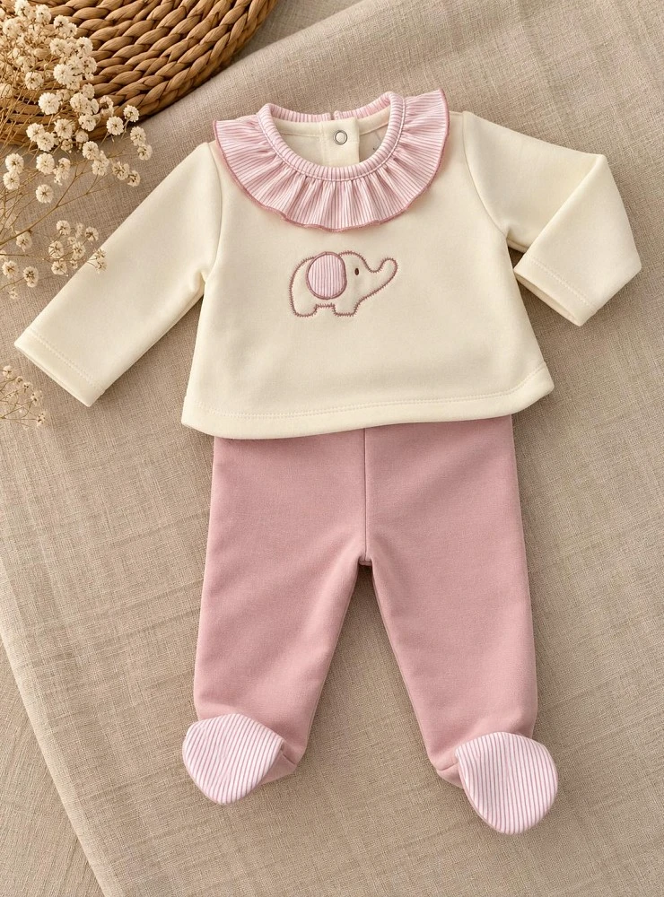 Pink Elephant Baby Girl First Outfit – Arroyo