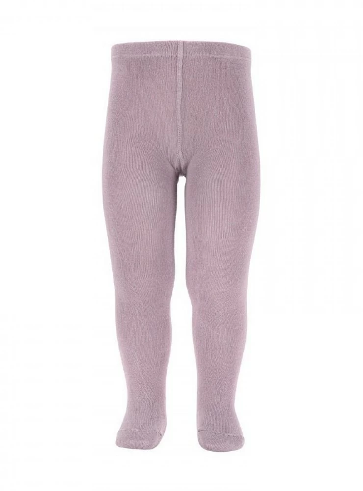 Plain knit leotard, Cóndor brand, color 130 Mother of Pearl