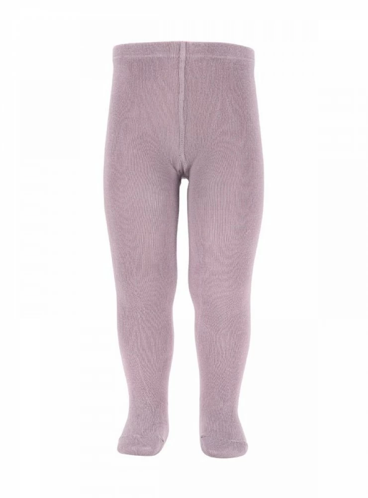 Plain knit leotard, Cóndor brand, color 130 Mother of Pearl