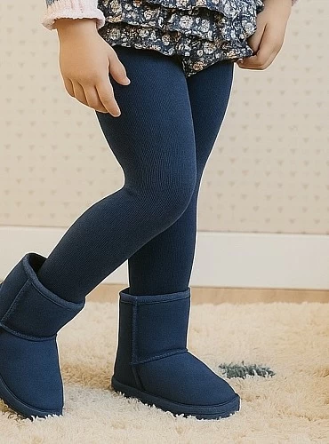 Plain knit leotard, Cóndor brand, color 484 Lapis Lazuli