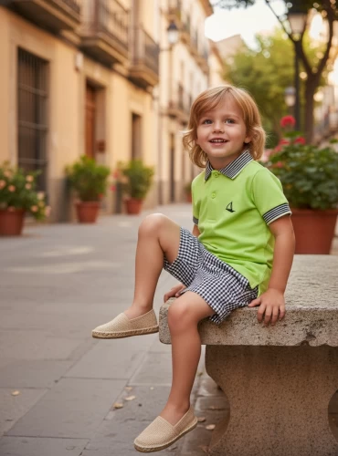 Polo and trousers set from Foque Provenza collection