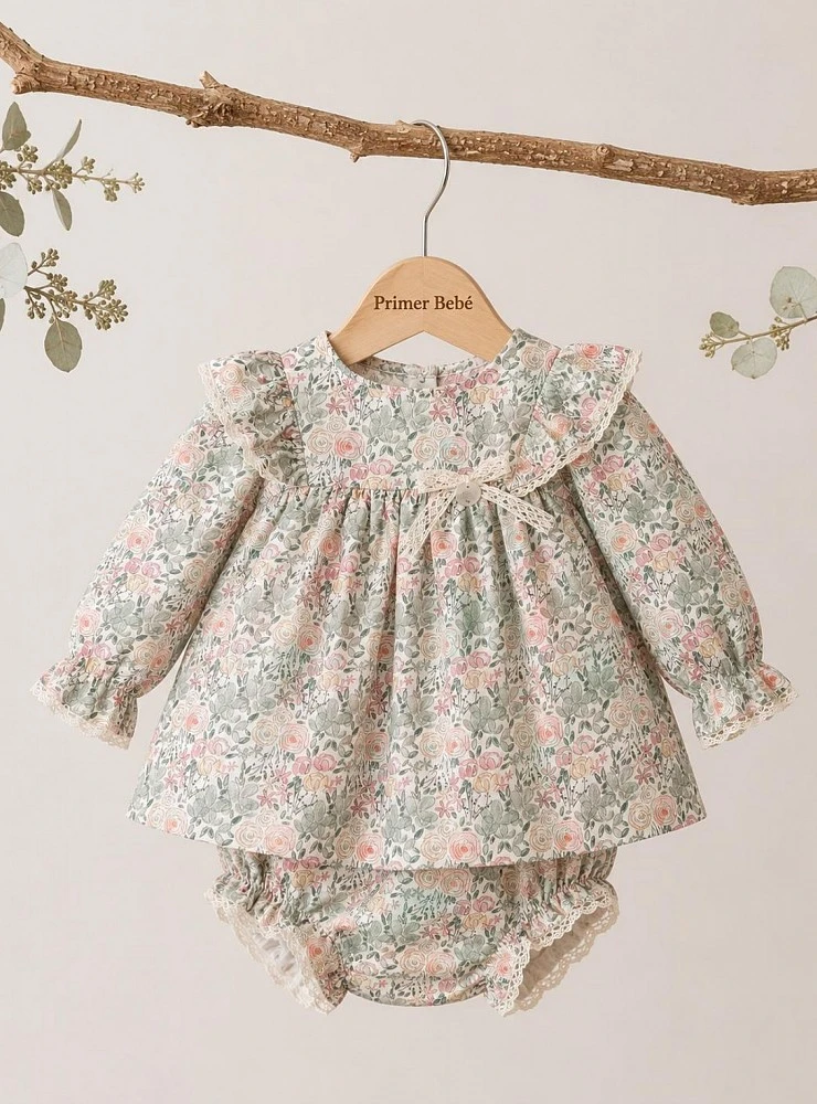 Pravia collection baby dress and panties set