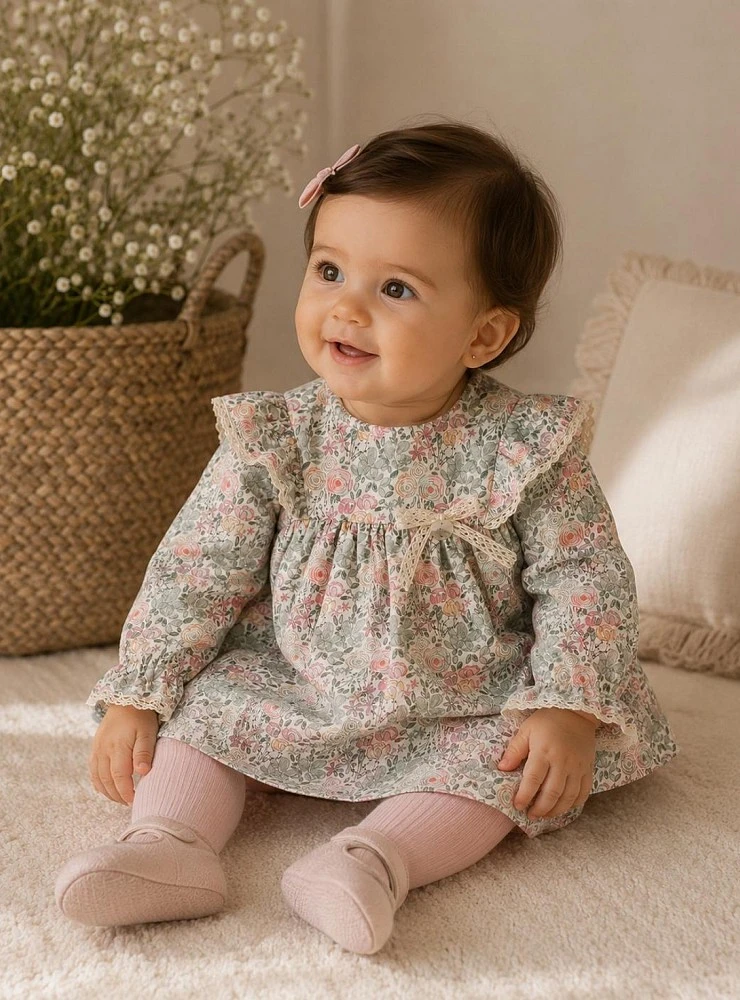 Pravia collection baby dress and panties set