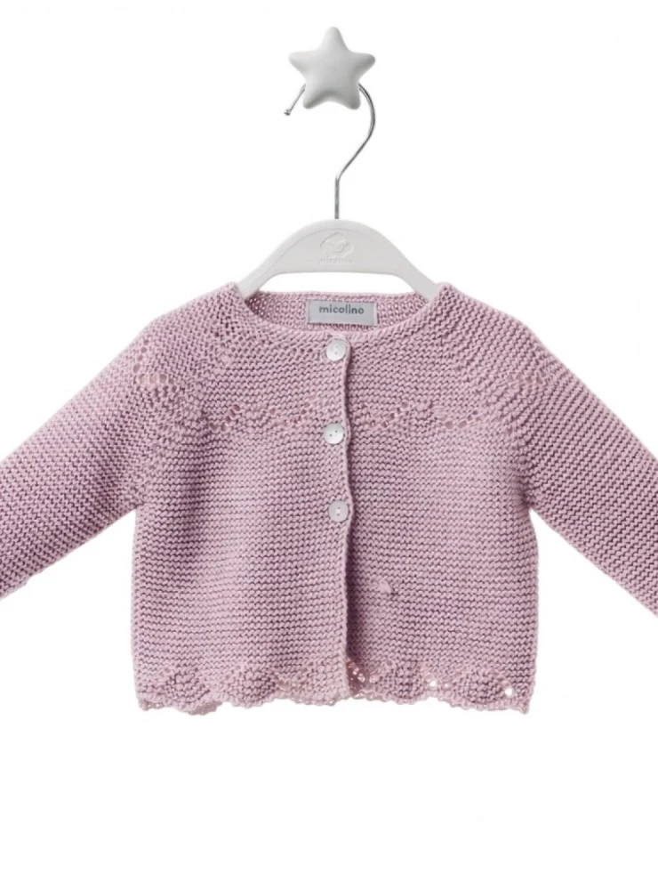 Rebeca bebé larga primeras puestas dos colores. Entretiempo