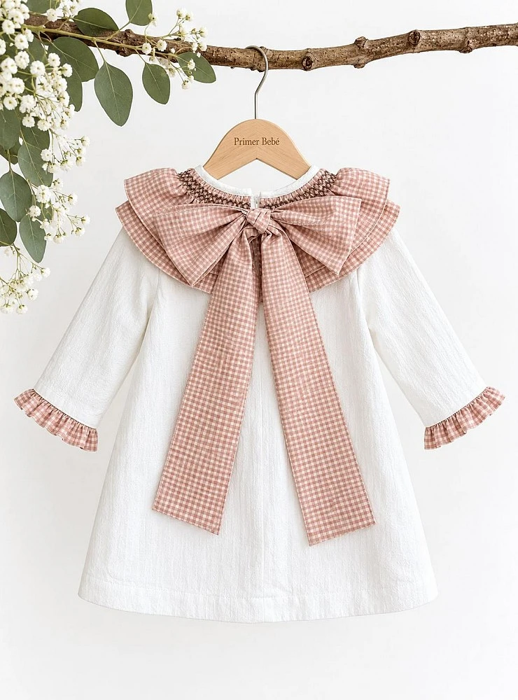 Rouse Collection Girl's Dress with Detachable Bow