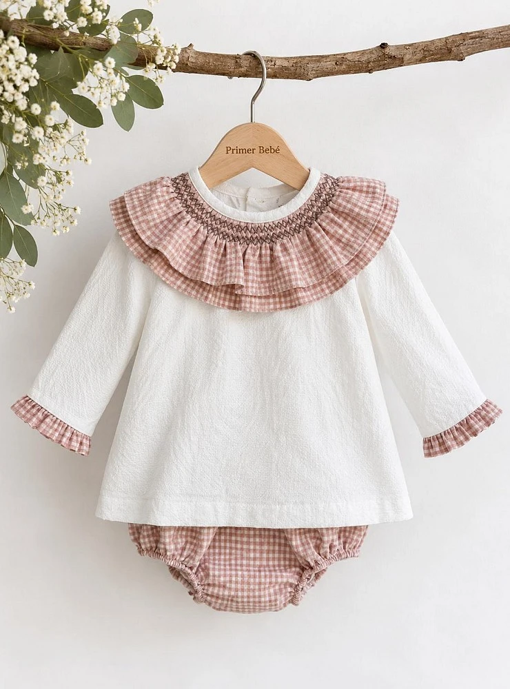 Rouse Copo Collection Baby Set with Baby Bloomers
