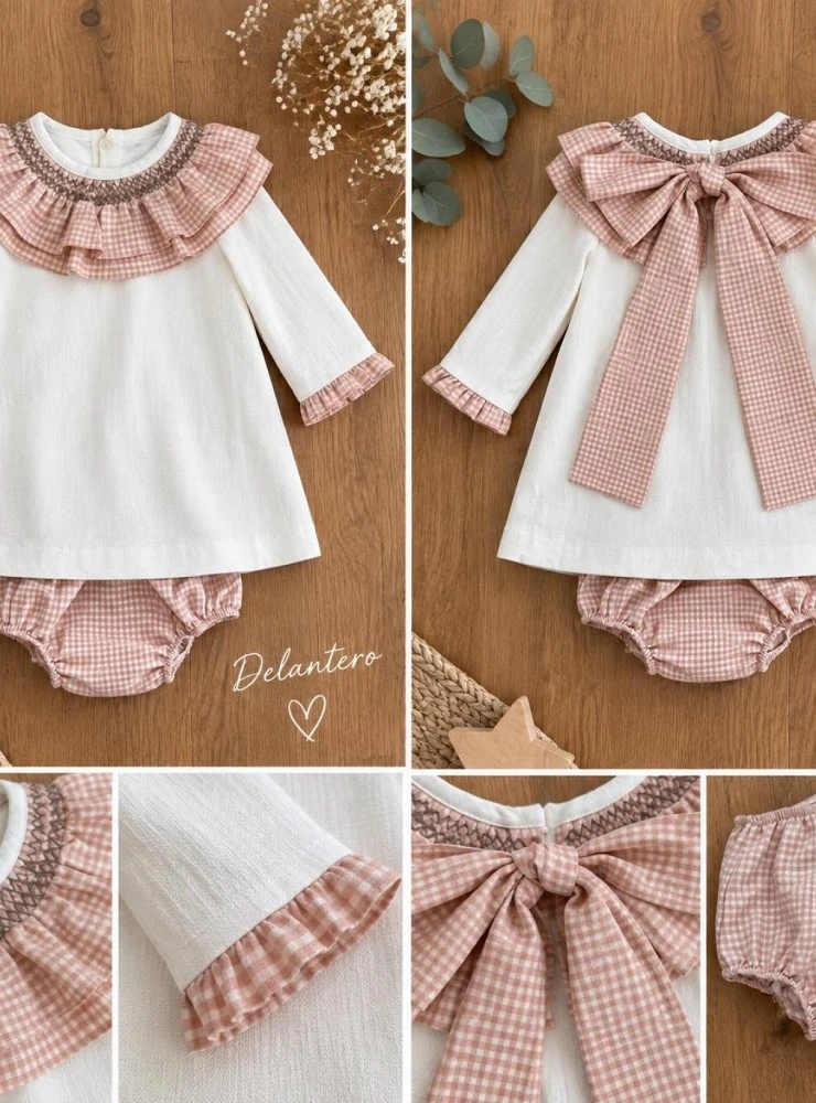 Rouse Copo Collection Baby Set with Baby Bloomers
