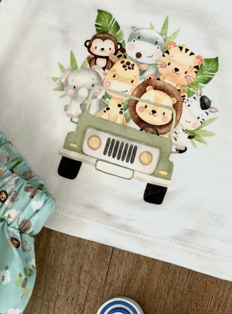 Safari collection unisex cotton set