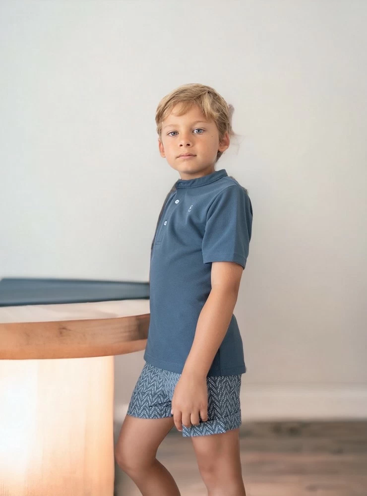 Set for boy Polo and pants Storm collection by Eve Children