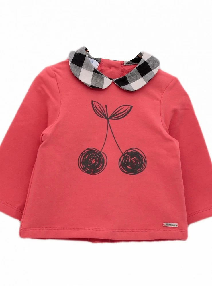 Set for boy sweatshirt and briefs Cherry collection.