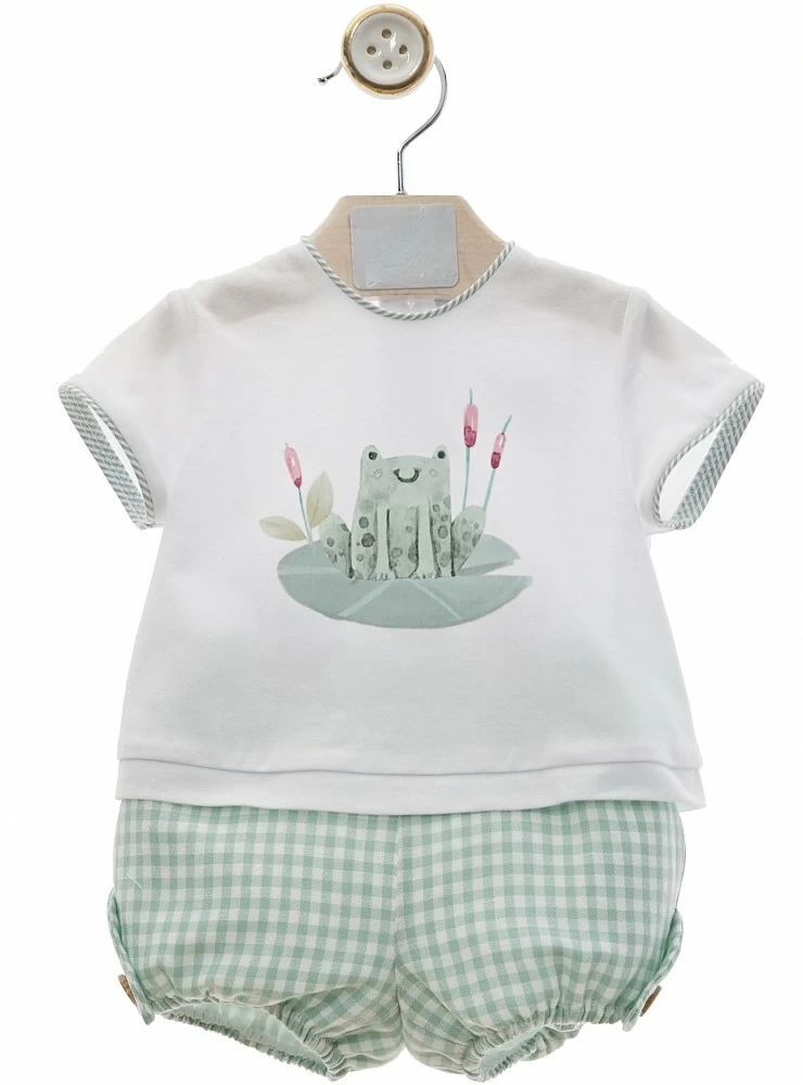 Set for boy, t-shirt and bloomers, Mermaid collection