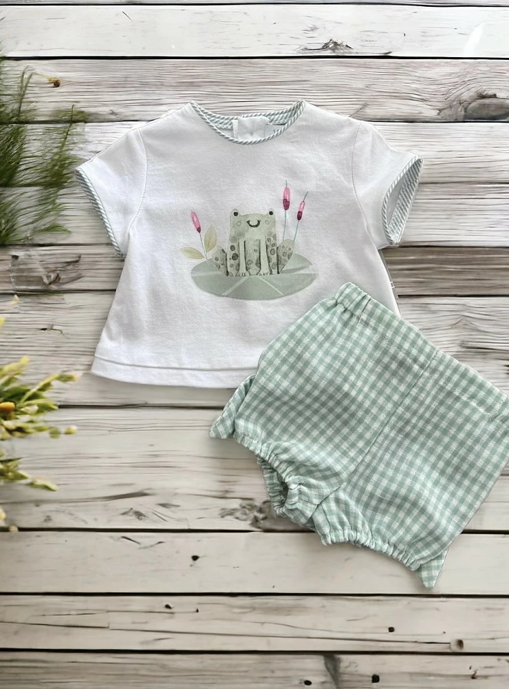 Set for boy, t-shirt and bloomers, Mermaid collection