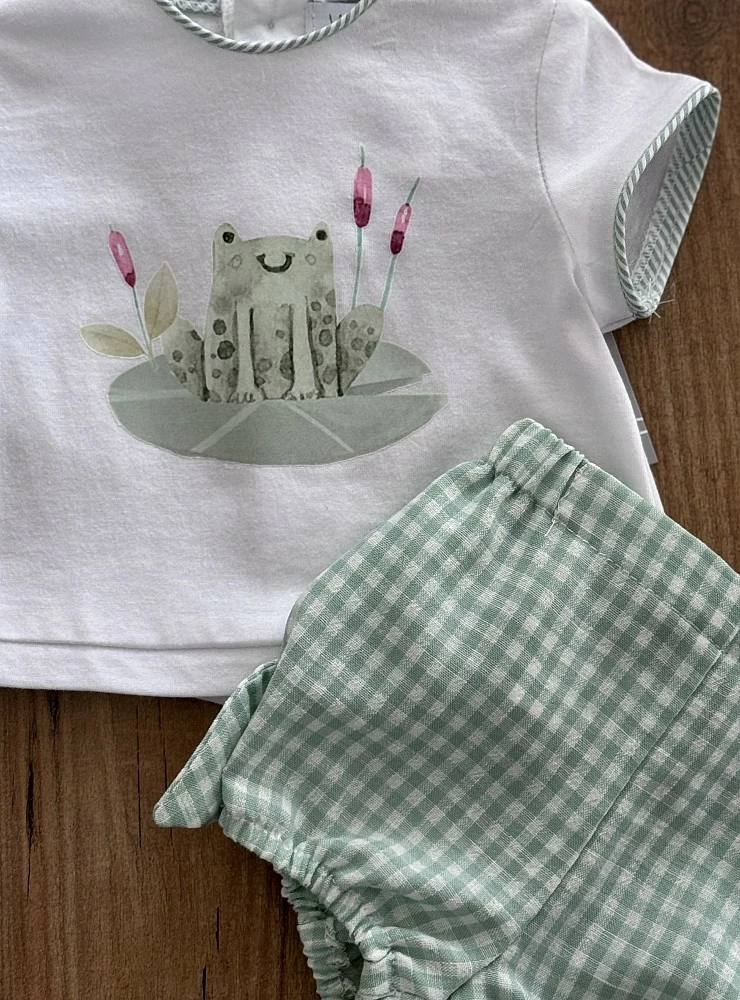 Set for boy, t-shirt and bloomers, Mermaid collection