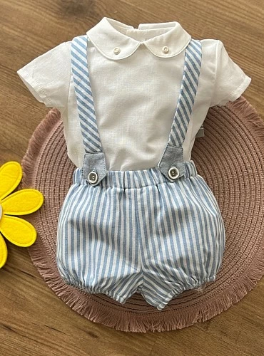 Set for boy. Romper and blouse Norah collection