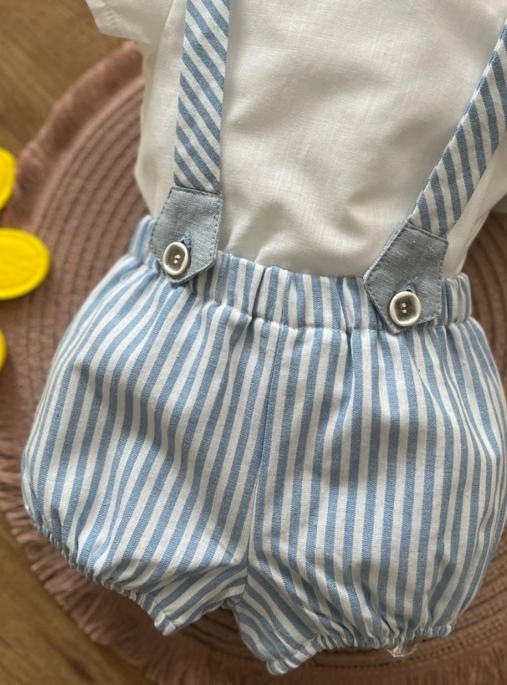 Set for boy. Romper and blouse Norah collection