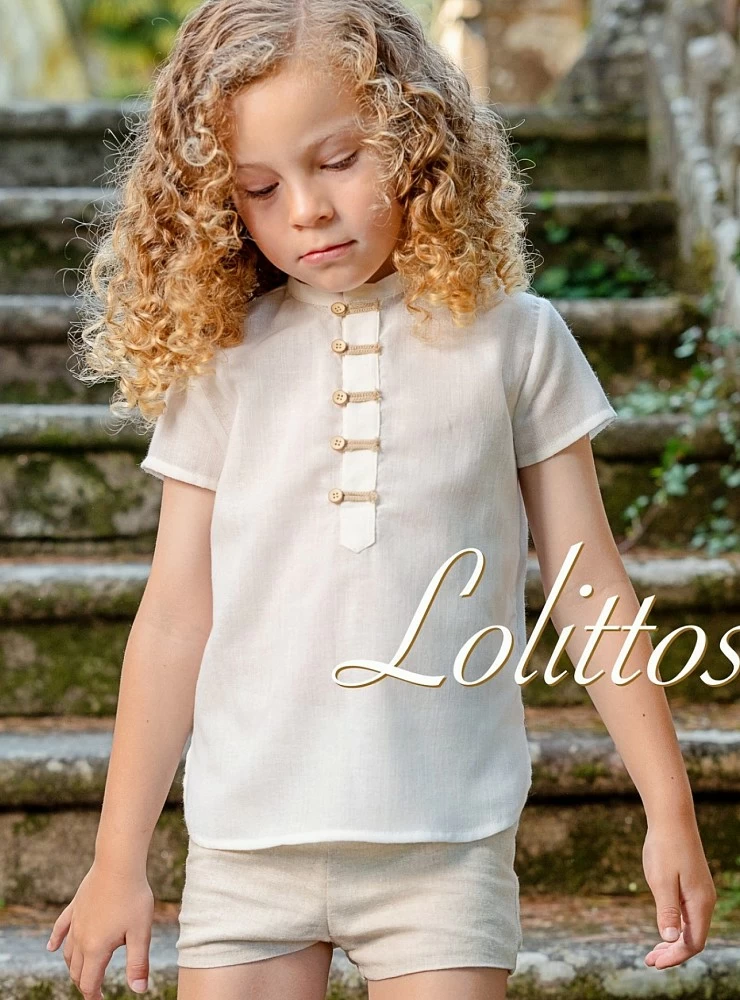 Set for children from Lolittos Canela Collection. Special Ceremony
