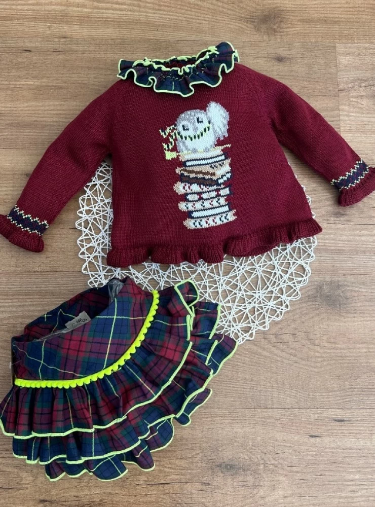 Set for girl. Sweater and baga collection Harry de Lolittos