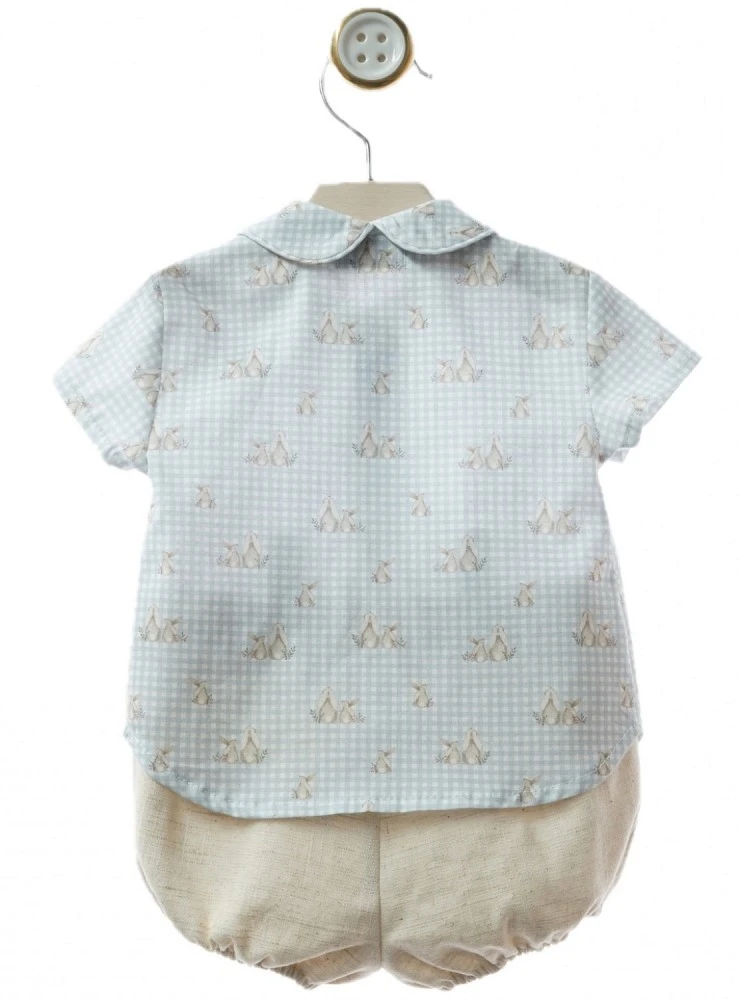 Shirt and bloomer set for boys, Clay collection