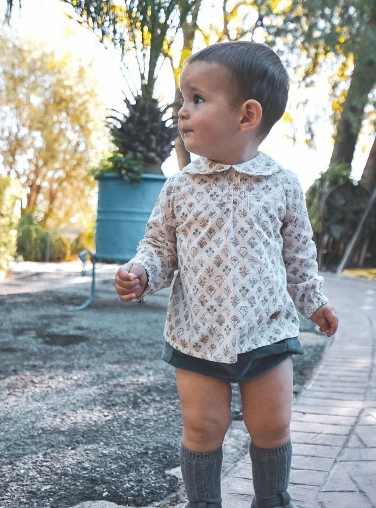 Shirt and shorts for boys Flores collection by José Varón