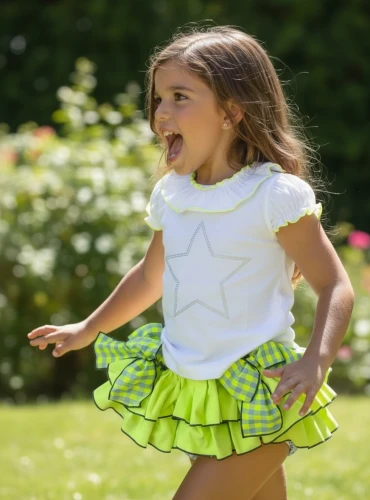 Shirt and skirt set from the Caribbean collection