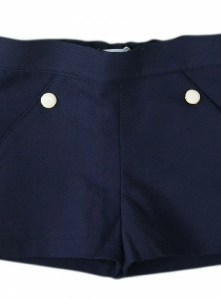 Short de niña azul marino. Marca foque. Colección P-V