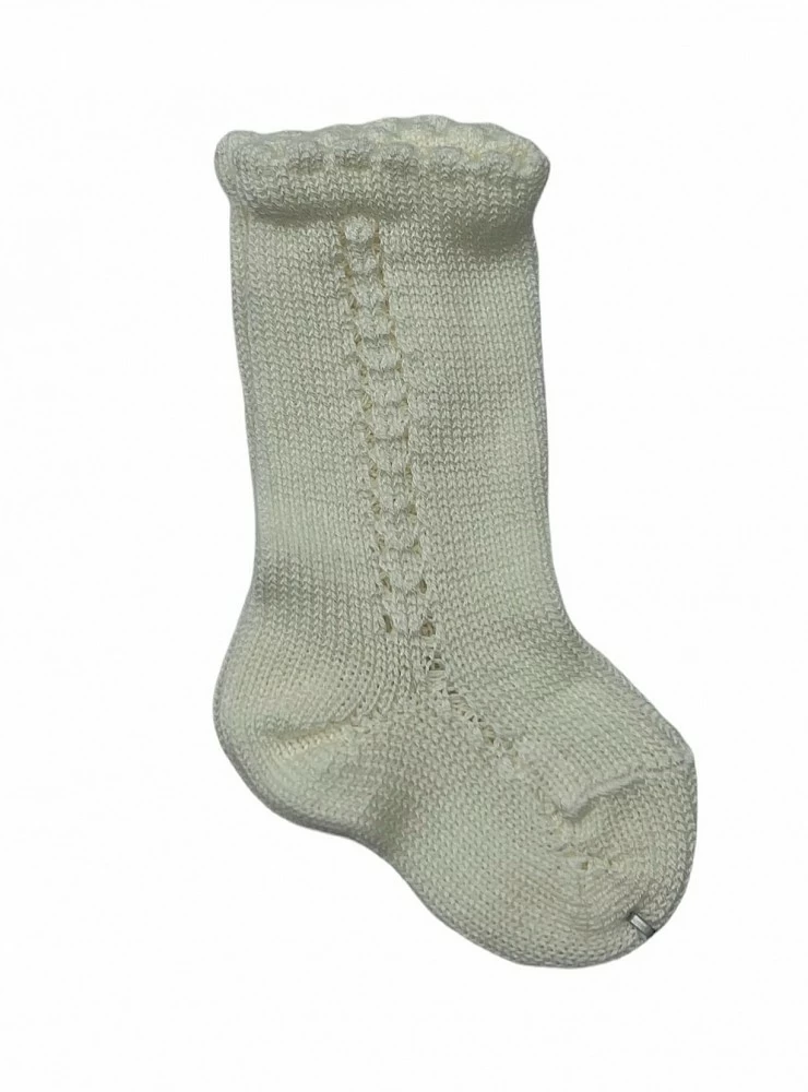 Side openwork high socks. Various colors. Unisex