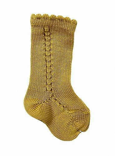 Side openwork high socks. Various colors. Unisex