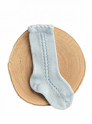 Side openwork high socks. Various colors. Unisex