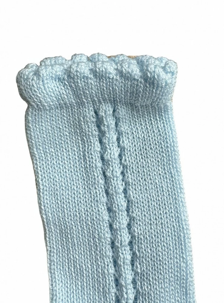 Side openwork high socks. Various colors. Unisex