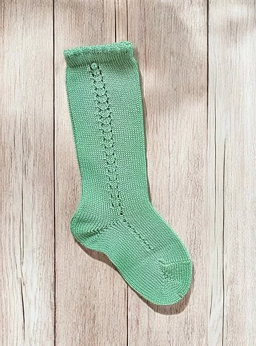 Side openwork high socks. Various colors. Unisex