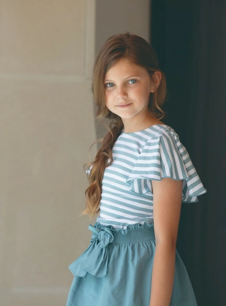 Skirt and T-shirt Tabarca Collection by Eve children