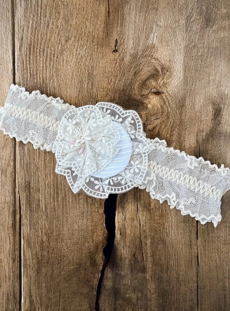 Special headband for girls for christening or dressing