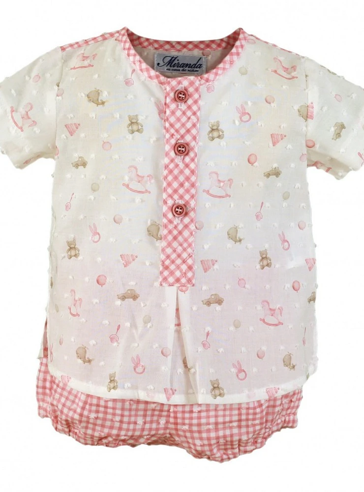 Strawberry and Cream Collection outfit for boys