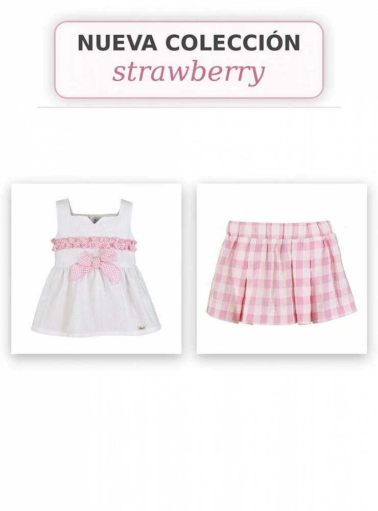 Strawberry Collection Girls' Outfit