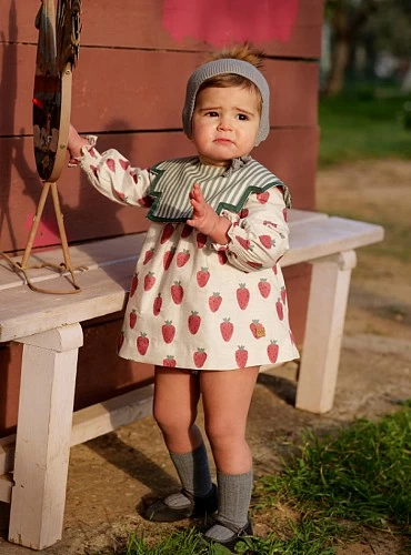 Strawberry dress by José Varón