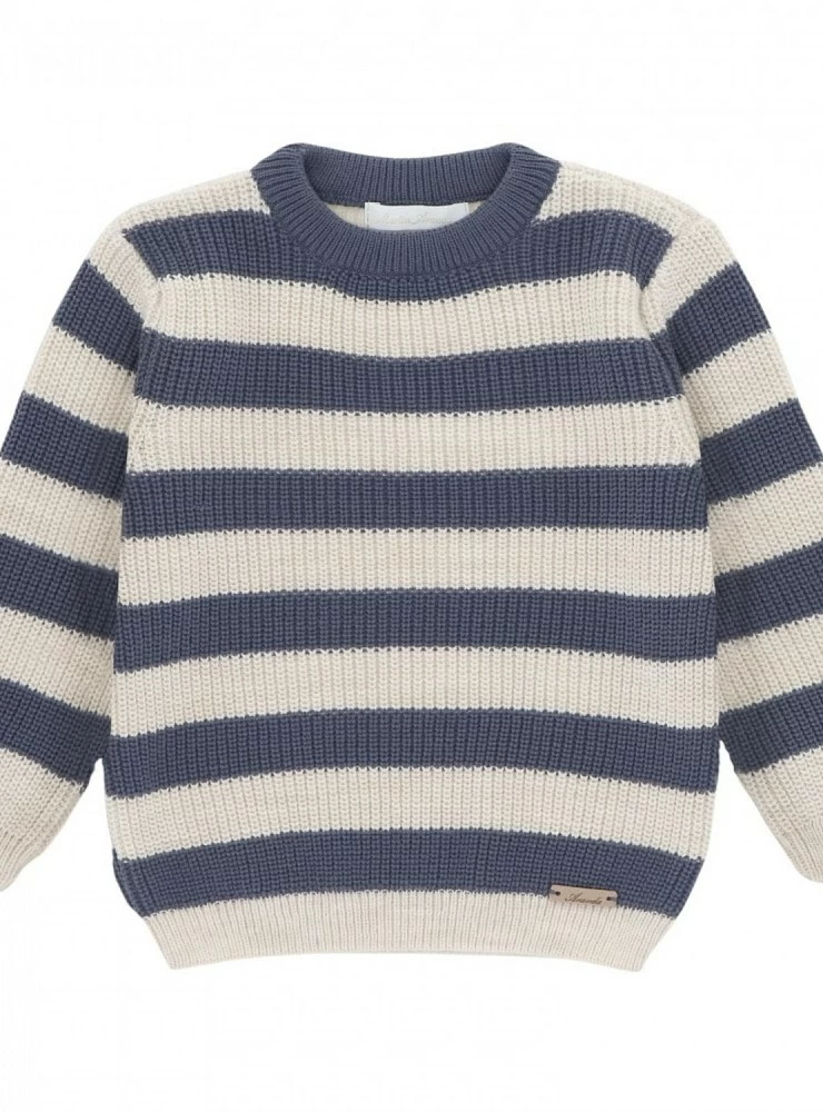 Striped children's sweater from the Leicester collection