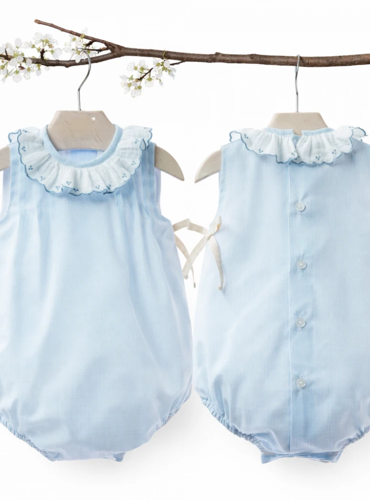 Striped romper for boys, Cristal collection