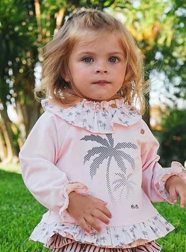 Sudadera de niña Colección Palmera