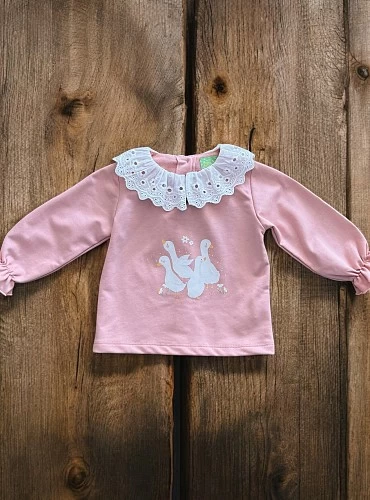 Sudadera para niña colección patos de Pio Pio
