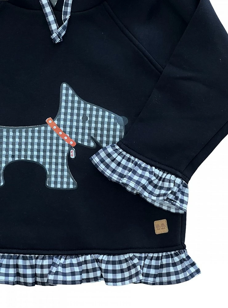 Sudadera para niña colección Perros de José Varón